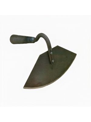 Cапка сапа тяпка мотика садова напівкругла без держака ширина леза 19.5 см (сталь марки 65Г)